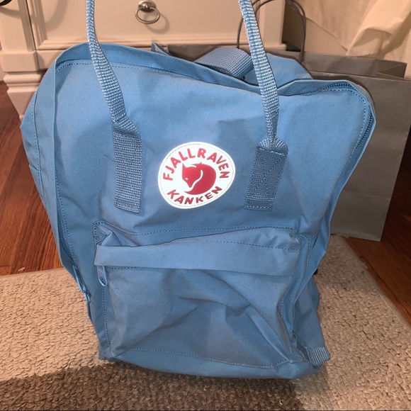 Fjallraven Bags Kanken Sky Blue Backpack Poshmark